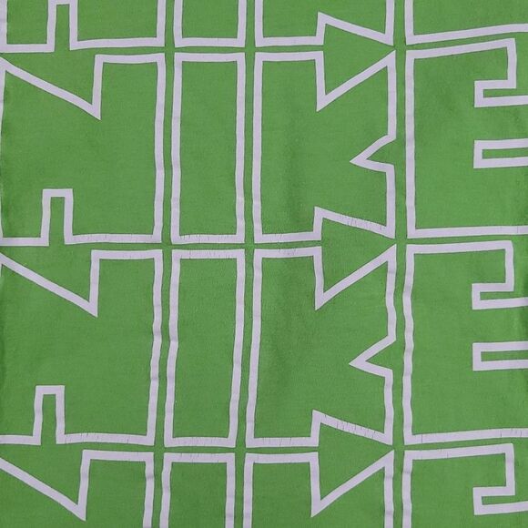 🔺️Nike Bright Green & White Short Sleeve Top Large - Picture 5 of 8
